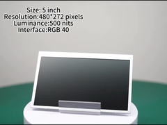 5インチ 太陽可読LCDディスプレイ 480*272 ピクセル 輝度 500nits 高明るさ スクリーン RGB Int
