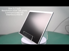 9.7インチ TFT LCD ディスプレイ モジュール 1024*768 解像度 400 ニット 自動車 LCD LVDS インターフェース