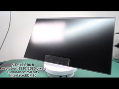 15.6インチLCDスクリーンモジュール 解像度 1920x1080ピクセル 輝度 250ニット タッチスクリーン TFT LCD